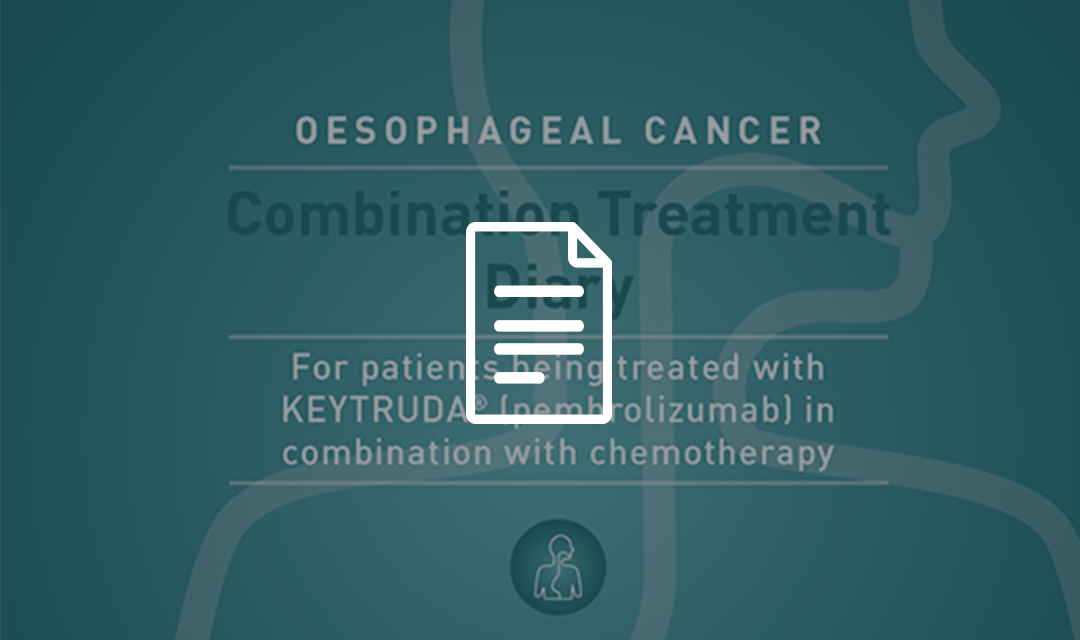 Click here to download. Metastatic oesophageal cancer combination treatment diary