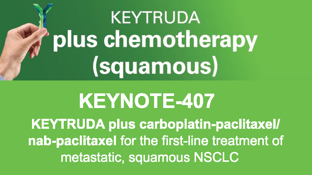 KEYNOTE-407 clinical data presentation