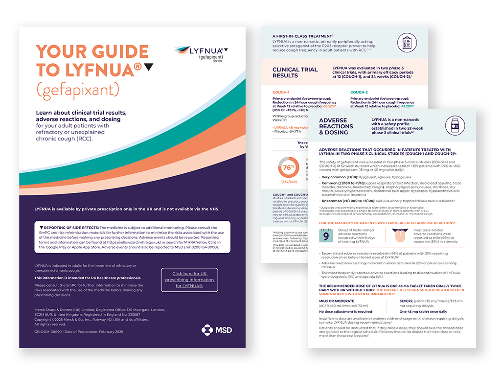 Pages from the LYFNUA clinical guide.